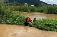 Cứu sống người đàn ông dưới dòng nước chảy xiết ở Lâm Đồng