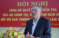 Công bố quyết định kiểm tra của Bộ Chính trị, Ban Bí thư đối với Ban Thường vụ Tỉnh ủy Lâm Đồng