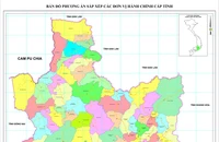 Bản đồ hành chính tỉnh Lâm Đồng mới