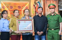 Chủ tịch nước truy tặng huân chương Bảo vệ Tổ quốc hạng ba cho Thiếu tá Nguyễn Xuân Hải