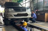 Chính thức không được thuê, mượn phụ tùng xe chỉ để đi đăng kiểm