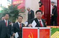 Ông Lê Văn Tông tái đắc cử Bí thư thị xã Long Mỹ