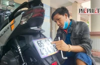 Cần Thơ: Ngày đầu đăng ký biển số xe máy tại công an cấp xã nhanh và thuận tiện 