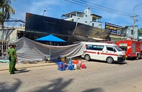  2 vợ chồng tử vong trong siêu thị mini bị cháy