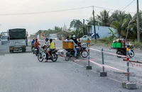1 nhà thầu thi công dự án nâng cấp Quốc lộ 1A trễ tiến độ 45 ngày 