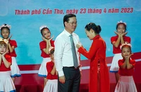 Chủ tịch nước Võ Văn Thưởng dự Lễ phát động Tháng nhân đạo cấp quốc gia 2023
