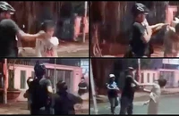 Công an xác minh clip đôi nam nữ đánh cô gái bằng tay và nón bảo hiểm