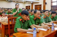 Ban Giám đốc Công an tỉnh Hậu Giang đối thoại với cán bộ, chiến sĩ công an cấp xã