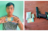 Công an Kiên Giang điều tra thanh niên cất giấu một khẩu súng và 574 viên đạn bi