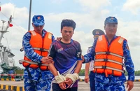 Bộ Tư lệnh Vùng Cảnh sát biển 4 bắt bị can bị truy nã