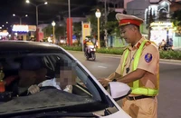 Công an Sóc Trăng xử phạt 402 người vi phạm nồng độ cồn trong 7 ngày tết 