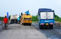 Dự án nâng cấp mặt đường tuyến Lộ Tẻ - Rạch Sỏi triển khai rất chậm