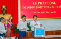 Hậu Giang, Kiên Giang kêu gọi ủng hộ đồng bào bị thiệt hại do cơn bão số 3