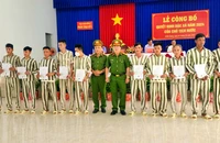 Trại giam Kênh 7 công bố quyết định đặc xá cho 26 phạm nhân