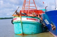 Vùng Cảnh sát biển 4 bắt tàu vận chuyển hơn 70.000 lít dầu lậu
