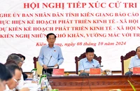 Phó Thủ tướng Lê Thành Long dự Hội nghị tiếp xúc cử tri tỉnh Kiên Giang