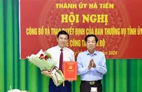 Phó Chủ tịch tỉnh Kiên Giang giữ chức Bí thư TP Hà Tiên