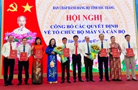 Tỉnh ủy Sóc Trăng thành lập Ban Tuyên giáo và Dân vận 