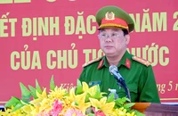Trao quyết định đặc xá cho 58 phạm nhân Trại giam Kênh 7