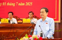Chủ tịch Quốc hội Trần Thanh Mẫn tiếp xúc cử tri tại TP Cần Thơ