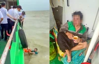 Tàu khách kịp cứu 1 ngư dân trôi dạt trên biển gần 6 tiếng