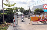 Cần Thơ: Cầu Bà Lễ đã hoàn thành, chờ thử tải để cho phép ô tô lưu thông