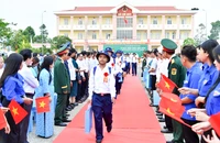 Vùng Cảnh sát biển 4 tiếp nhận 300 tân binh tại An Giang