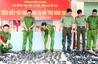 Cà Mau vận động thu hồi, thu gom 123 khẩu súng và hàng trăm viên đạn