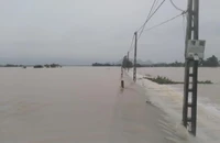 Hà Nội: Nhiều xã của huyện Chương Mỹ bị ngập