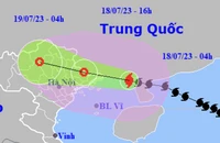 Bão số 1 đã vào vịnh Bắc Bộ, giảm cấp, tiến về vùng biển phía Bắc Quảng Ninh