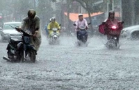 Hoàn lưu bão số 1 gây mưa lớn nhiều nơi