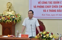 'Thời tiết diễn biến bất thường, các địa phương không chủ quan trong phòng, chống cháy rừng'