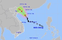 Bão số 2 đang rất gần vịnh Bắc Bộ, từ đêm nay miền Bắc mưa to
