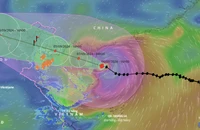 Chỉ còn cách Quảng Ninh hơn 400km, siêu bão số 3 - YAGI vẫn đang rất mạnh, giật cấp 20