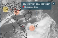 Biển Đông đang có vùng áp thấp có thể mạnh lên thành bão