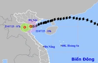 Bão số 3 suy yếu thành áp thấp nhiệt đới 