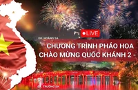 TRỰC TIẾP: Chương trình pháo hoa chào mừng Quốc khánh 2-9