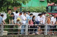 Cảnh sát và người thân đang tìm người đàn ông mất tích ở TP Vinh
