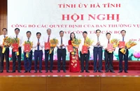 Hà Tĩnh: Luân chuyển, điều động, bổ nhiệm 24 cán bộ diện Ban Thường vụ quản lý