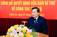 Ban Bí thư chuẩn y Phó Chủ tịch Thường trực giữ chức Phó Bí thư Tỉnh ủy Nghệ An