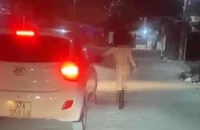 Người phụ nữ không mặc quần áo rơi khỏi xe ô tô khai 'do quá say’