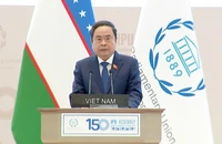 Chủ tịch Quốc hội Trần Thanh Mẫn phát biểu tại Phiên toàn thể cấp cao Đại hội đồng IPU-150 