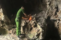 Công an phong toả, bảo vệ nghiêm ngặt khu vực phát hiện nhiều bộ xương, hộp sọ