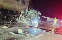 5 ô tô gặp tai nạn liên hoàn trên cao tốc Bắc-Nam