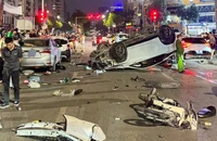 Tạm giữ hình sự tài xế xe Lexus gây tai nạn liên hoàn ở Hà Nội 