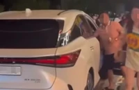 Xác định danh tính nhóm đi trên xe Lexus hành hung cô gái ở Hà Nội