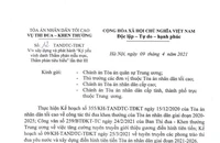 7 thẩm phán đạt danh hiệu thẩm phán mẫu mực năm 2020