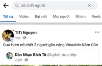 3 người mất tích sau tiếng nổ lớn ở Ngọc Hiển, Cà Mau 