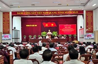 Hội nghị Ban Chấp hành Đảng bộ thành phố Cần Thơ ngày 10-1-2026. Ảnh: NHẪN NAM