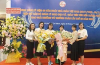 Cô Lê Thị Ngọc Hạnh, Hiệu trưởng Trường Tiểu học Trường Thạnh, TP Thủ Đức, là một trong 50 giáo viên đạt giải thưởng Võ Trường Toản lần thứ 25 năm 2022. Ảnh: N.QUYÊN